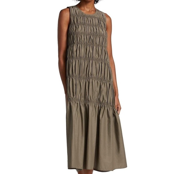 Gestuz Lena Smocked Midi Dress - Picture 2 of 6